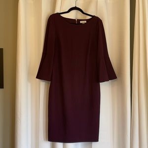 Calvin Klein formal dress in plum size 12